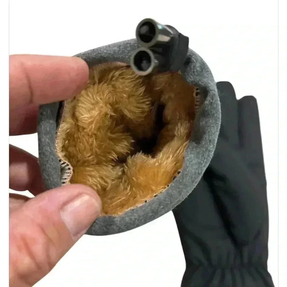 Ihuan NWOT Fuzzy Lined Gloves Men’s Size Med - Picture 3 of 4